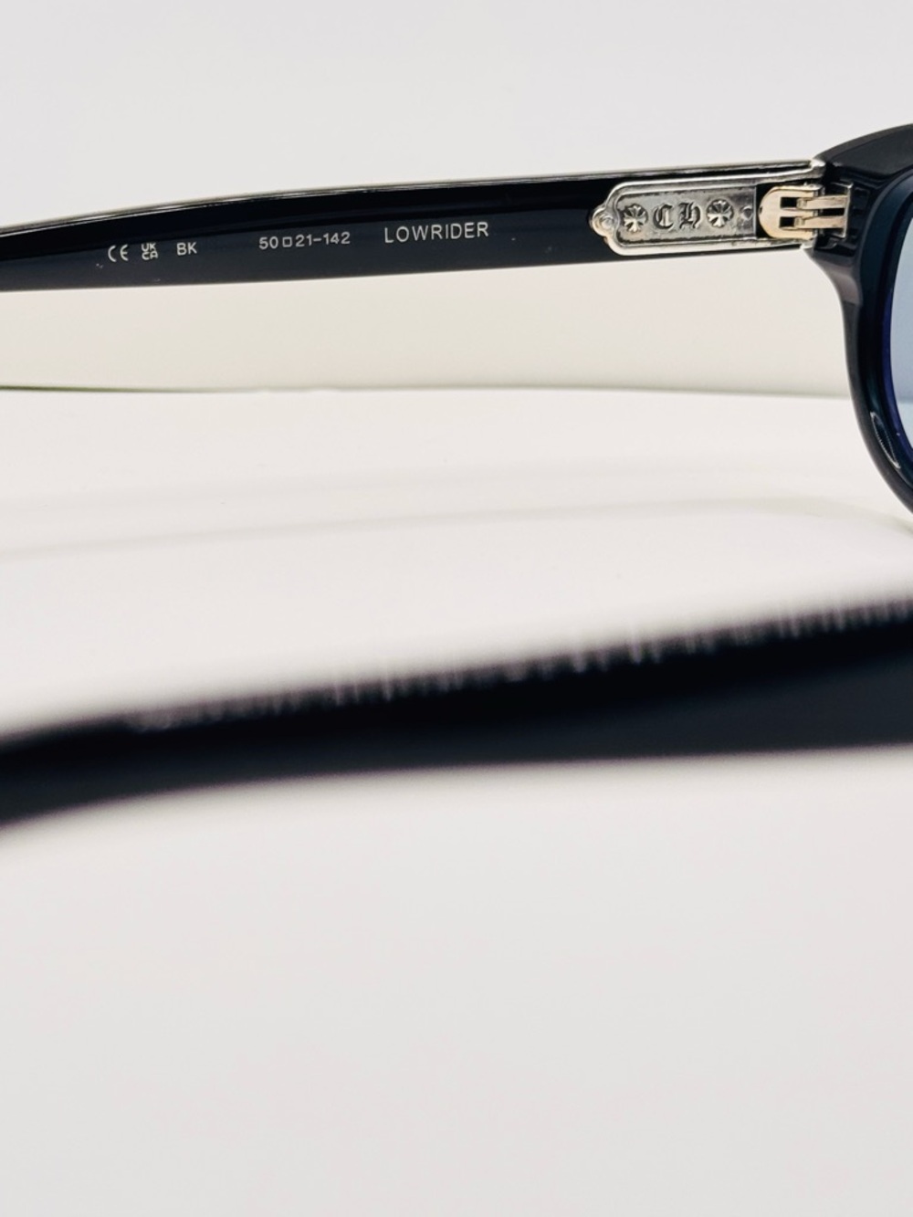 Chrome Hearts Little Dinger Havana Glasses 925 Silver 54-18-152 Japan - Picture 3 of 9